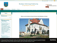 Tablet Screenshot of bip.zlotow.pl