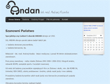 Tablet Screenshot of andan.zlotow.net